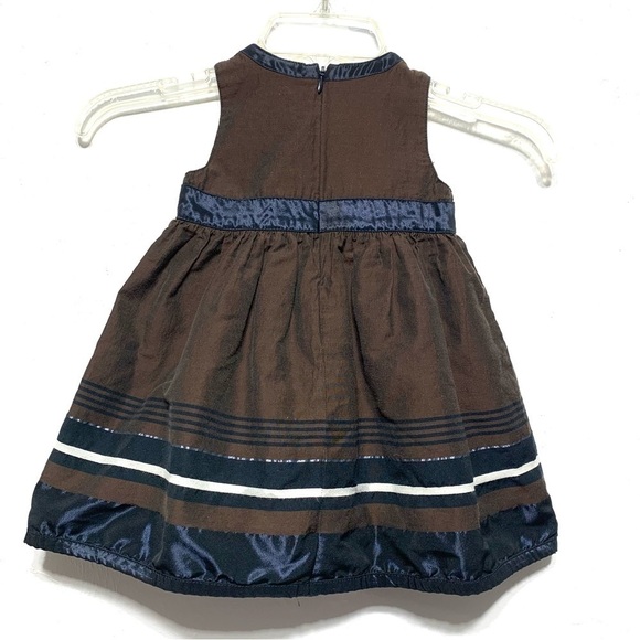 Jottum Dutch Brown & Black Tank Top Dress Girls size 18 Months Fit & Flare - Picture 8 of 8